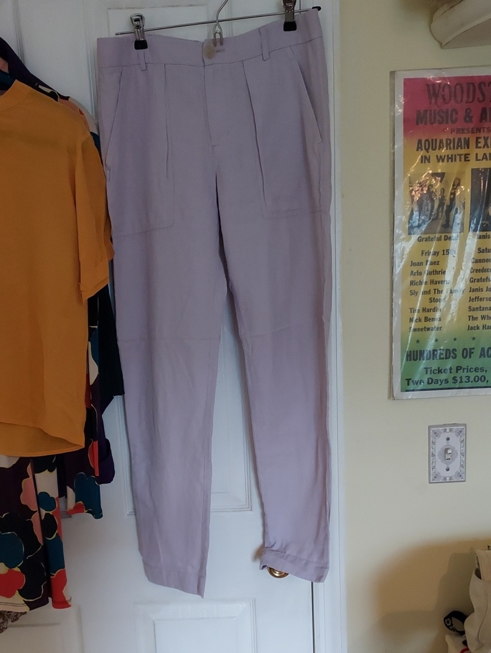 Vince Womens Lavender Pastel Pants Sz 4